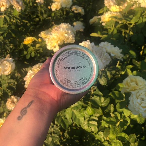 Starbucks Pink Rose Gold to Aqua Mint Turquoise Green Ombre Tumbler - Picture 5 of 6